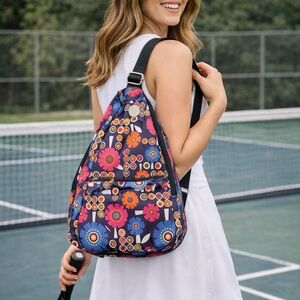 Life is Tennis Jetpac Backpack Tennis/Pickleball Racquet Bag Sling